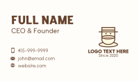 Coffee Cup Barista Business Card Design