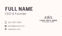 Realtor Roofing Property Business Card