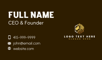 Professional Elegant Lion Business Card Design