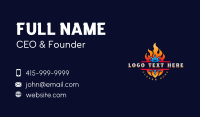 Fire Ice Heating Business Card