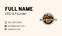 Excavator Contractor Backhoe Business Card Image Preview