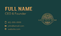 Luxury Floral Wedding Business Card