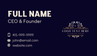 Luxury Botanical Boutique Business Card