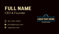 Basic Banner Wordmark  Business Card