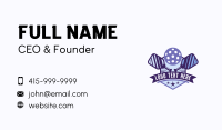 Pickleball Championship Team Business Card