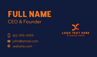Infinite Letter X Business Business Card Design
