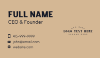 Luxurious Business Card example 4