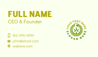 Cannabidiol Business Card example 1