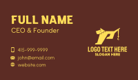 Industrial Dog Crane Business Card