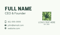 Green Weed Tile  Business Card Design