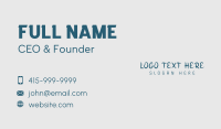 Academy Business Card example 2