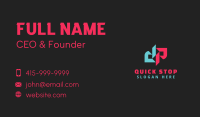 Letter Dp Business Card example 2