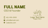 Camper Business Card example 3