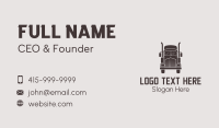 Dump Truck Business Card example 3