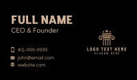 Legal Star Column Business Card