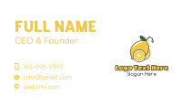 Lemonade Juice Cart Business Card Design