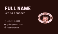 Vietnam Lotus Flower Business Card