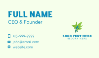 Green Marijuana Man Business Card Design