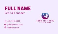 Cat Mascot Cafe Business Card