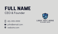 Blue Crest Shield  Business Card