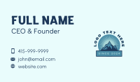 Mountain Hiker Summit Business Card