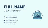 Mountain Hiker Summit Business Card Image Preview