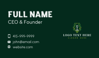 Shovel Plant Gardening Business Card Design