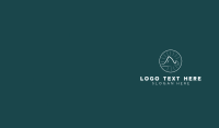 Mountain Peak Hiking  Business Card Design