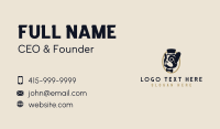 Bulldog Pet Breeder Business Card