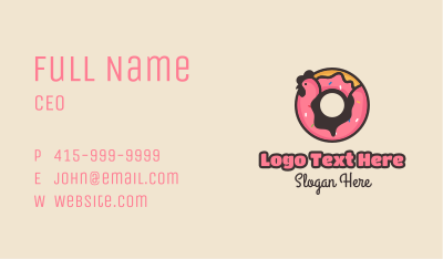 Chicken Donut Business Card Image Preview