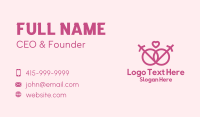 Gender Equality Symbol Business Card Design