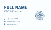 Faucet Wrench Plumbing Business Card Design