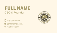 Wood Business Card example 2