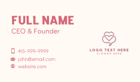 Teletherapy Business Card example 1