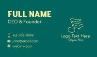 Musical Business Card example 4