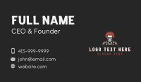 Skull Punk Rockstar Business Card