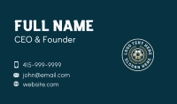 Football Athletic Tournament Business Card