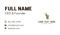 Musical Instrument Djembe Business Card