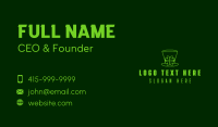 Minimalist Leprechaun Hat  Business Card