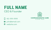 Zen Meditation Wellness  Business Card