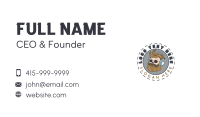 Headphones Skull Podcast Business Card