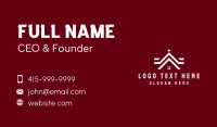 White House Roofing Business Card Design