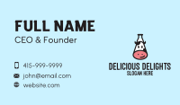 Happy Cow Milk Bottle  Business Card