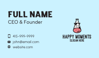 Happy Cow Milk Bottle  Business Card Image Preview