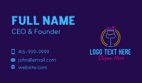 Refreshment Drink Business Card example 1