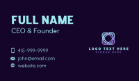 Tech Business Symbol Business Card