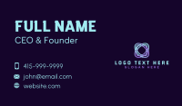 Tech Business Symbol Business Card Design