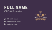 Crown Regal Monarchy Business Card