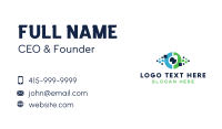 Pixel Eye Tech Business Card Design