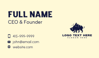 Mountain Summit Bison Business Card